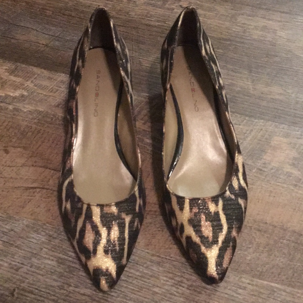 Leopard wedges